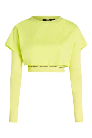 Crop-top - Vert olive