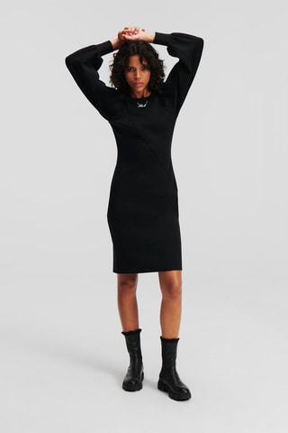 Robe droite - Noir