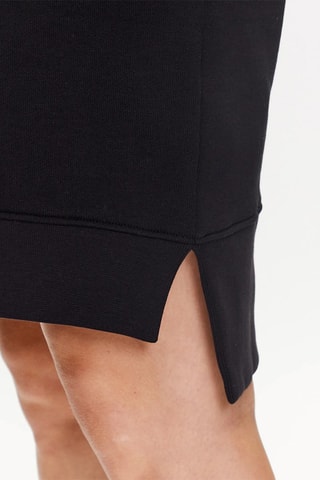 Robe sweat en coton biologique - Noir