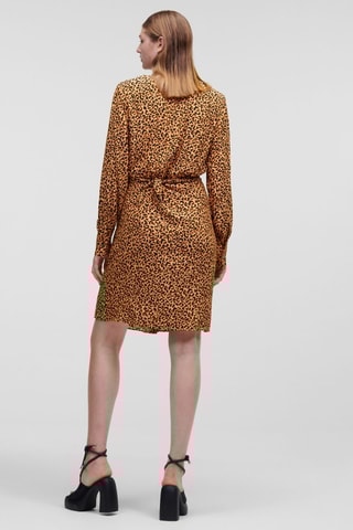 Robe droite - Orange