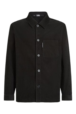 Surchemise en velours - Noir