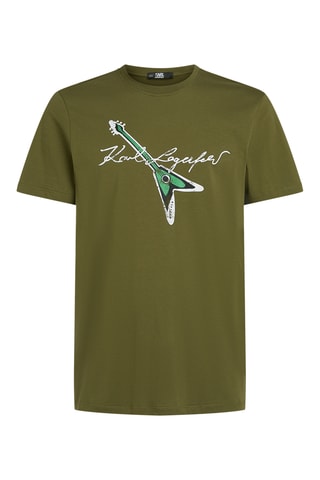 T-shirt en coton biologique - Kaki