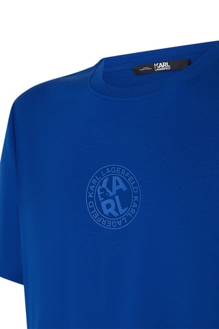 T-shirt en coton biologique - Bleu roi