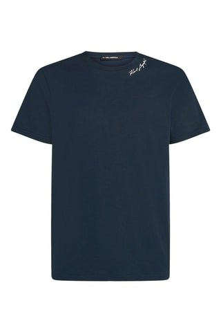 T-shirt en coton biologique - Bleu marine