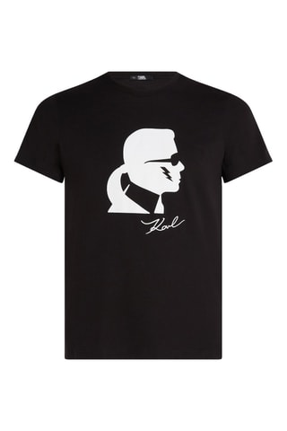 T-shirt regular en coton biologique - Noir