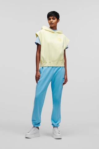 Sweat à capuche en coton biologique - Jaune