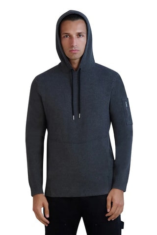 Sweat à capuche - Gris foncé