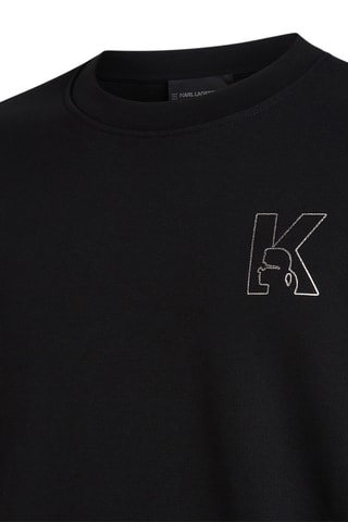 Sweat en coton biologique - Noir