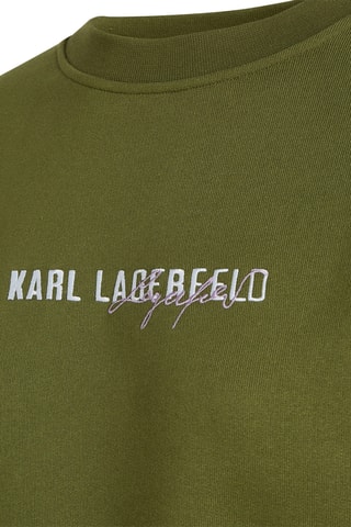 Sweat en coton biologique - Vert olive