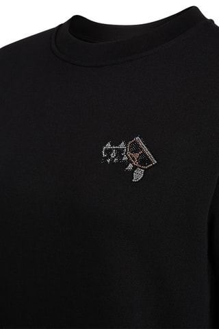 Sweat en coton biologique - Noir