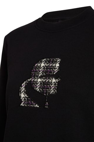 Sweat en coton biologique - Noir