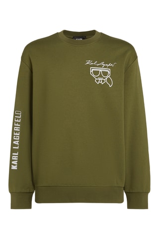 Sweat en coton biologique - Kaki
