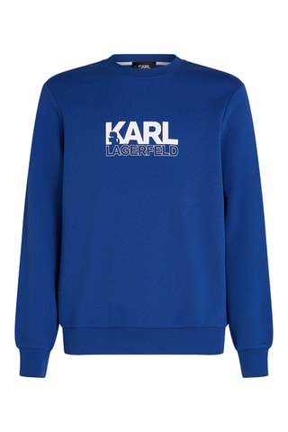 Sweat en coton biologique - Bleu cobalt
