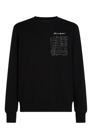 Sweat en coton biologique - Noir