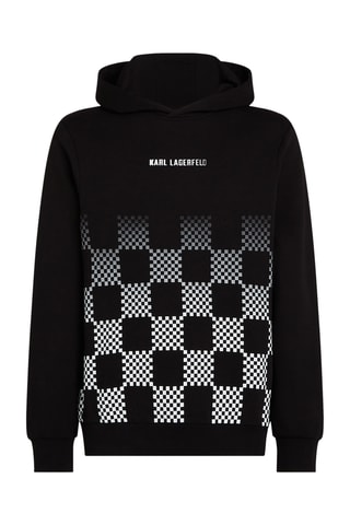 Sweat à capuche en coton biologique - Noir