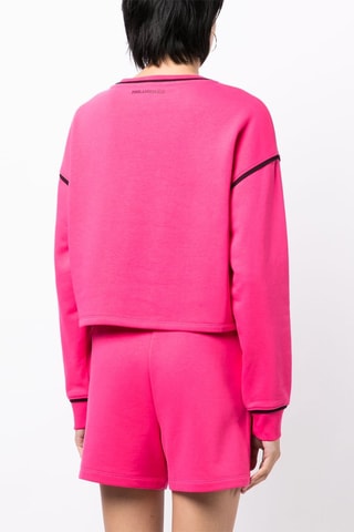 Sweat en coton biologique - Fuchsia