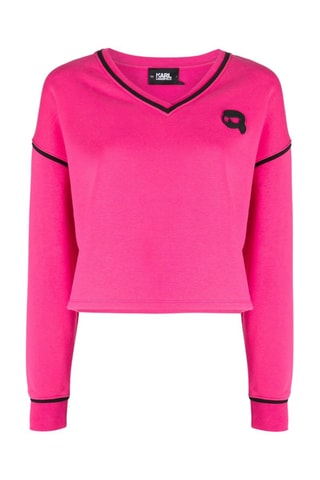 Sweat en coton biologique - Fuchsia