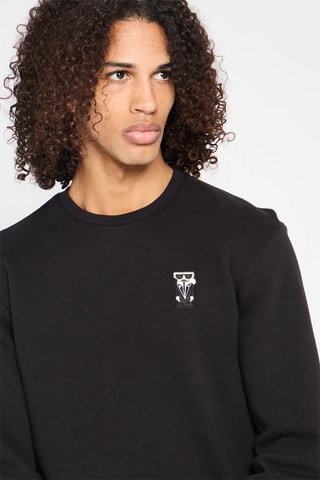 Sweat en coton biologique - Noir