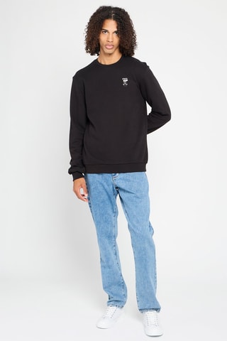 Sweat en coton biologique - Noir