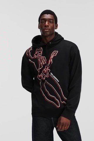 Sweat à capuche en coton biologique - Noir