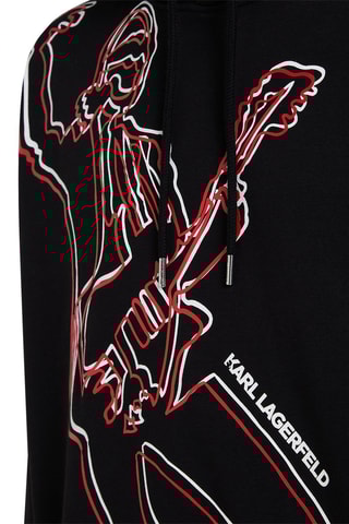 Sweat à capuche en coton biologique - Noir