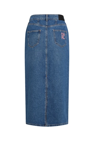 Jupe longue en jean - Bleu clair