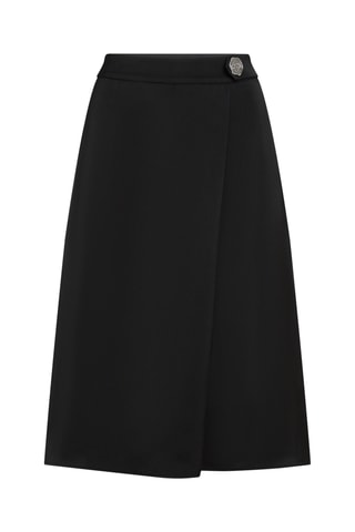 Jupe portefeuille - Noir