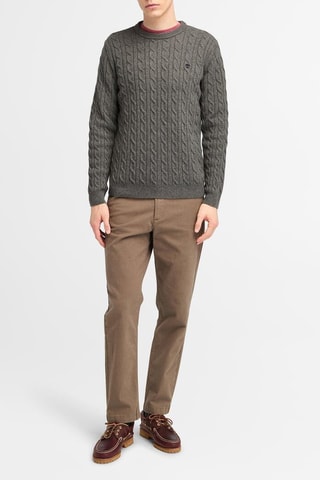Pull en laine Cable - Gris