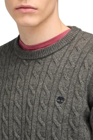 Pull en laine Cable - Gris