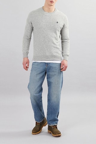 Pull en laine Knox - Gris clair chiné