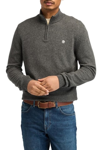 Pull en mérinos Cohas Brook - Gris foncé chiné