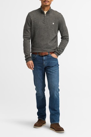 Pull en mérinos Cohas Brook - Gris foncé chiné
