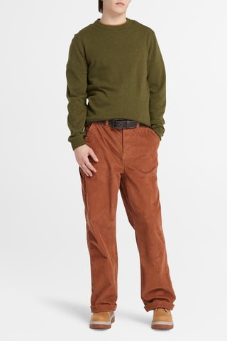 Pull en mérinos Cohas Brook - Vert olive
