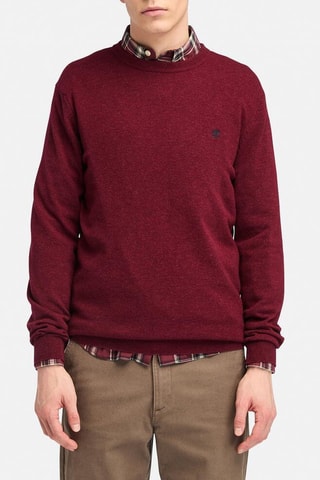 Pull en mérinos Cohas Brook - Bordeaux