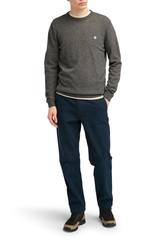 Pull en mérinos Cohas Brook - Gris chiné