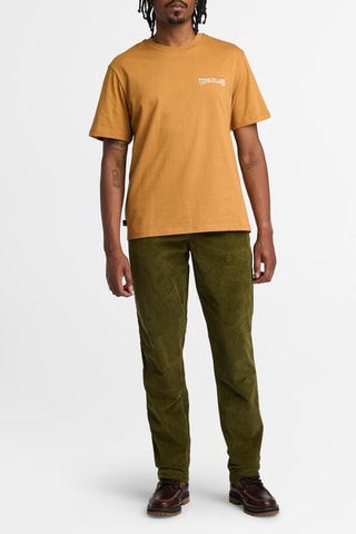 Pantalon en velours - Vert olive