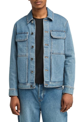 Veste en jean Refibra - Bleu clair
