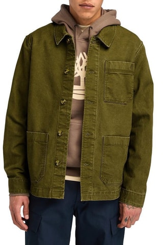 Veste en jean - Vert olive