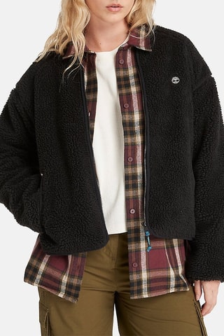 Bomber polaire Sherpa Noir