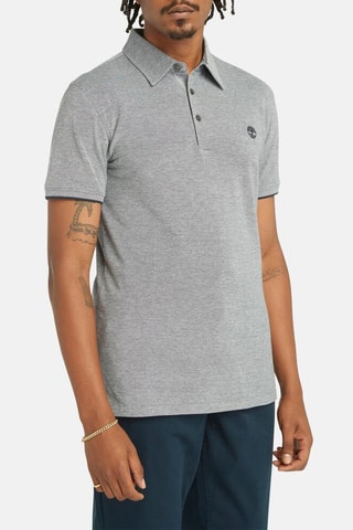 Polo - Gris clair chiné