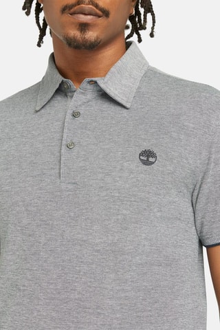 Polo - Gris clair chiné