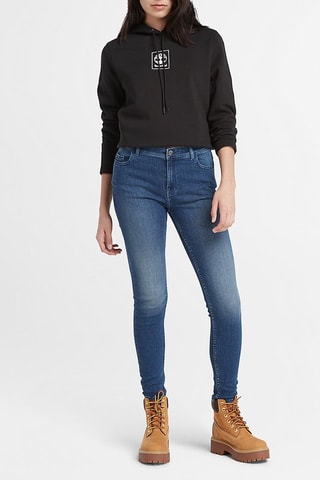 Sweat à capuche Small Stack Noir