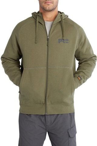 Sweat à capuche Honcho - Vert olive