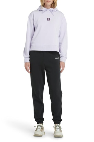 Sweat à capuche Loop - Mauve