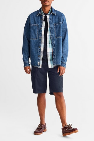 Bermuda Relaxed Bleu foncé