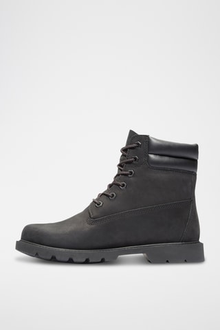 Bottines en cuir - Noir