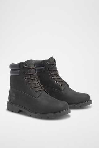 Bottines en cuir - Noir