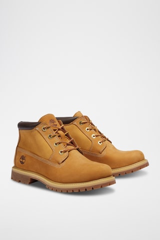 Bottines en cuir - Beige