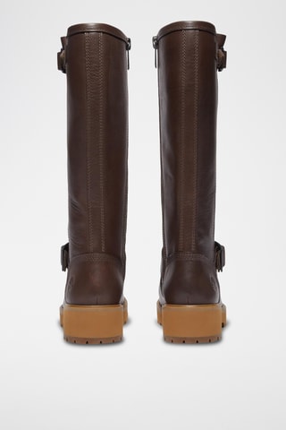 Bottes en cuir - Marron