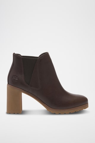 Bottines Chelsea en cuir - Marron